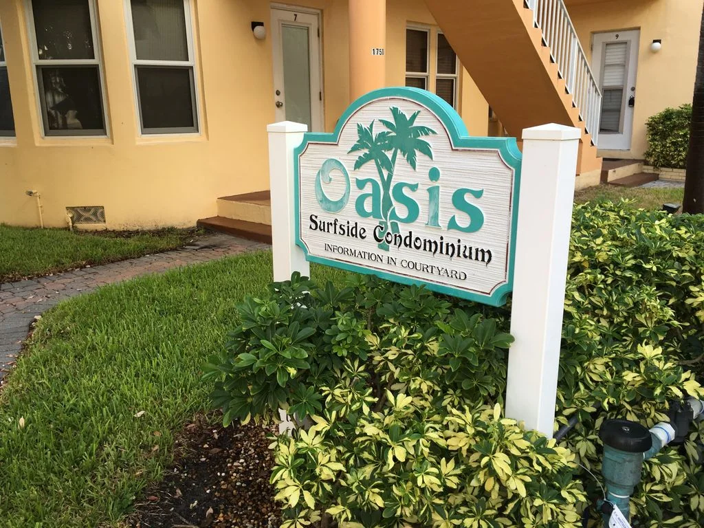 surfside oasis sign
